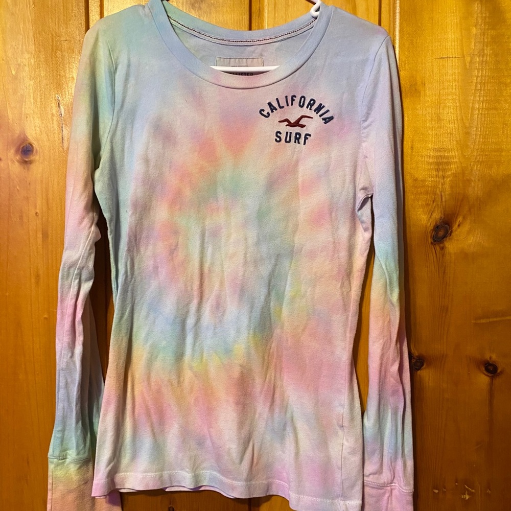 Hollister Tie Dye Classic Long sleeve tee